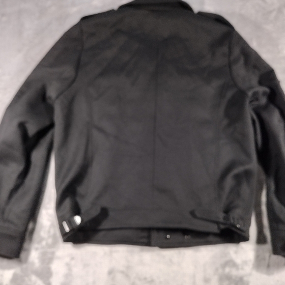 Ovadia & Sons Eisenhower Military Wool Jacket New York Large Black - Picture 3 of 11